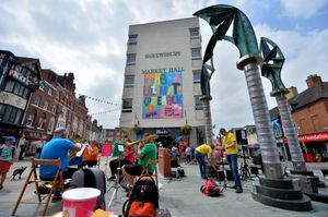 Brass Quartet 'The Brass Buttons' perform