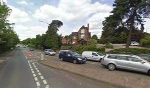 Welshpool Road next to the Oxon pub in Shrewsbury, where work has been carried out. Photo: Google