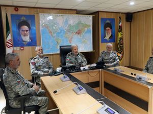 Supporting image for story: Iran launches missiles and drones at Israel in the wake of US strikes