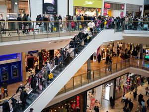 Shoppers in the Bullring shopping centre