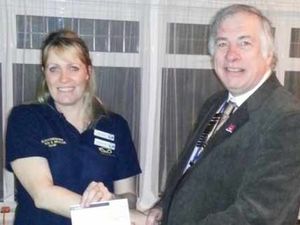 Supporting image for story: Rotary club donates £1k to Staffordshire missing people charity