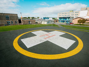 Supporting image for story: Air ambulances to land on Shrewsbury football field for three years during hospital's £312m 'Future Fit' revamp