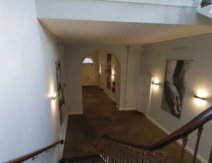 The interior is was redeveloped to create a modern feeling