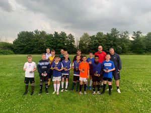 Supporting image for story: Telford football club scores donation to help upgrade facilities 