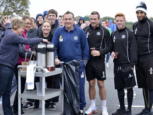 Supporting image for story: Tea from the boss as hundreds of Shrewsbury Town fans queue for Chelsea tickets