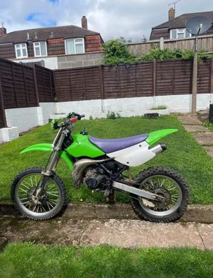 Two Kawasaki KX100s were taken in the incident