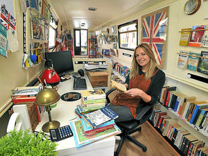 Supporting image for story: Sarah's weird stories from world of Lichfield book barge