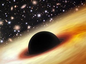 Supporting image for story: Astronomers prepare to release first ever black hole images
