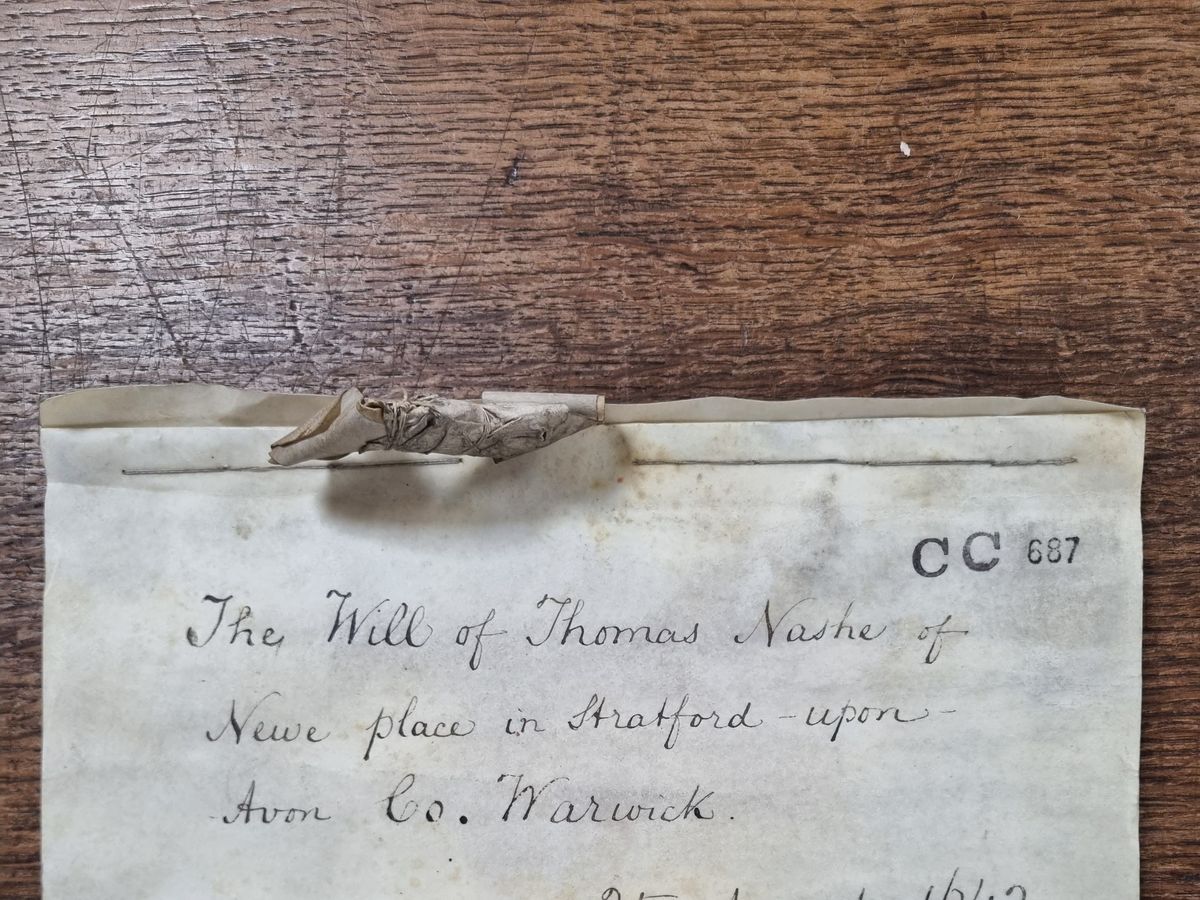 Historian finds 17th century will which sparked Shakespeare family row