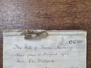 Supporting image for story: Historian finds 17th century will which sparked Shakespeare family row