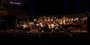The concert at Symphony Hall. Photo: Any Shaw.