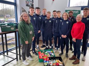 Supporting image for story: The New Saints and its charity support food bank appeal