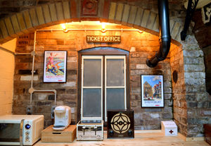 Inspiration has been taken from the cottage's railway links