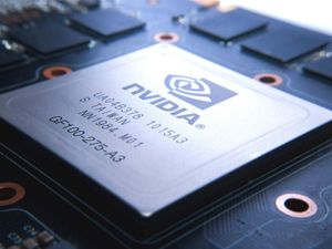 Supporting image for story: AI chipmaker Nvidia overtakes Apple as value surpasses three trillion dollars