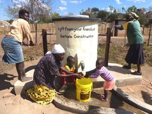 Supporting image for story: Barhale helps bring fresh, clean water to village in Zimbabwe