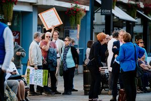 The Shrewsbury protest