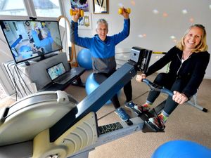 Supporting image for story: Fitness instructor sees classes go from packed gyms to computer screens