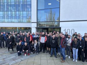 whg colleagues start their walk 