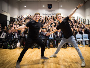 Supporting image for story: YouTube stars Caspar Lee and Oli White talk HelloWorld Birmingham and the future of vlogging - in video