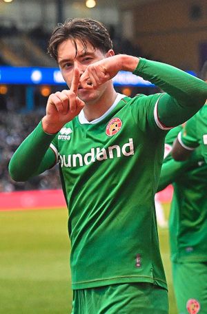 Isaac Hutchinson won Walsall's Player of the Season award, after finishing as their top goal scorer in 2024-25.