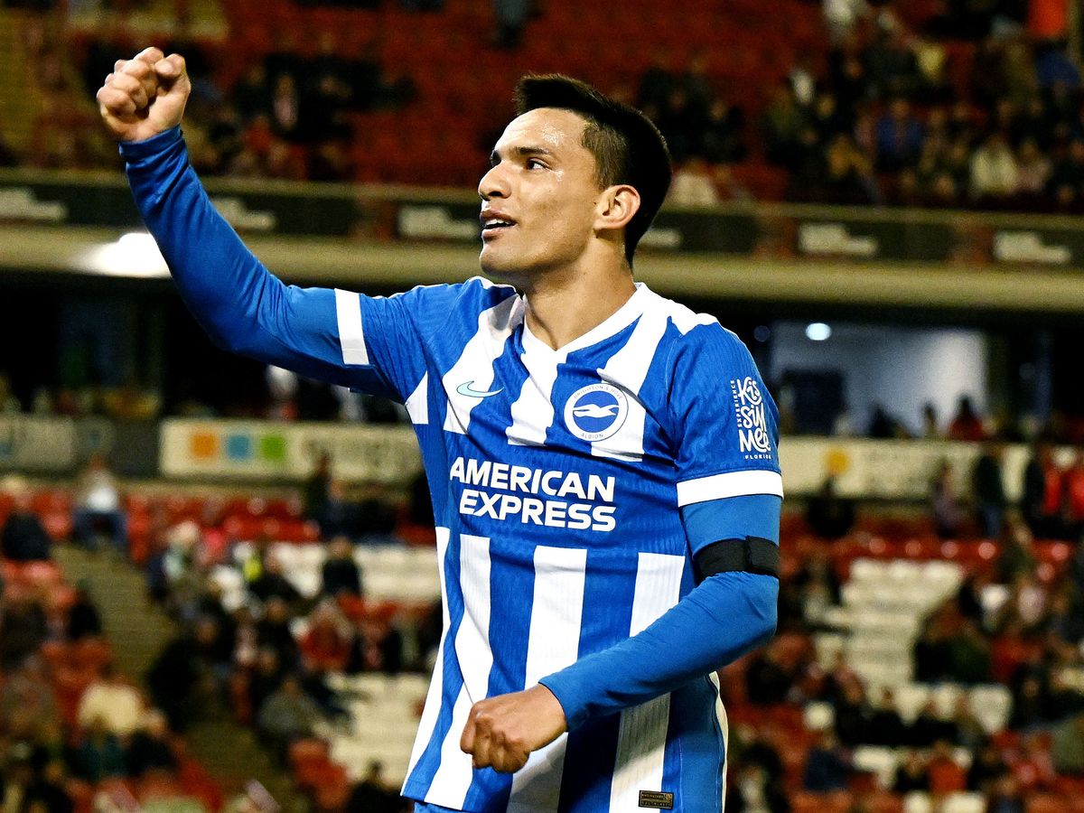 Diego Gomez nets four times as Brighton thrash Barnsley in EFL Cup