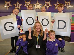 Supporting image for story: Academy where 'students enjoy learning' celebrate 'Good' rating