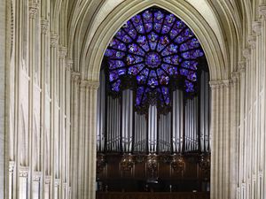Supporting image for story: Notre Dame hosts first Mass as spiritual heart of Paris is revived