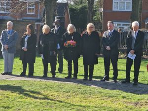 Steve Melia with Kerry Carmichael and members of the Lench family.