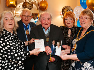 Supporting image for story: Long life and fond memories of wife for Wolves fan turning 100