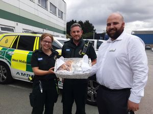 Supporting image for story: Shrewsbury care home hosts blue light breakfast