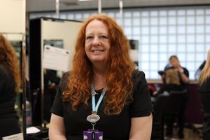 Caroline Williams, who has made it through to the Concept Hair competition final