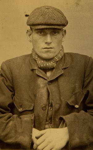 Stephen McHickie, of the Peaky Blinders gang from Birmingham