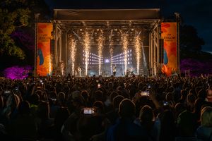 The Script's perform at last night's concert. Picture: Andy Hughes Photography