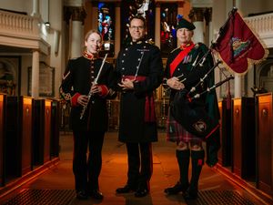 Supporting image for story: Artillery band to perform at Shrewsbury church - starring former head chorister and army major