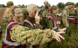 Victoria Reeves and Darren Wheale learning observation skills 