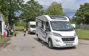 The first camper vans have started arriving at the West Mid Showground for the Vanlife Shrewsbury festival
