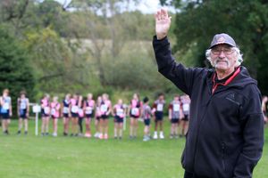 Dave Bedford was the guest of honour for the unveiling at Shrewsbury School