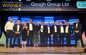 Family Business of the Year Award presented by Jack Edmonds of Crowe LLP) to winners Gough Group