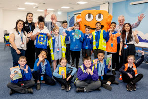 Langley School was invited down to the Amazon fulfilment centre to unleash their creative minds