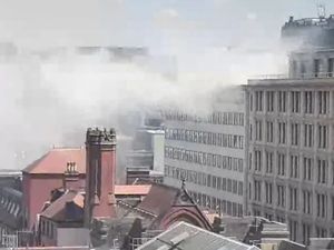 Supporting image for story: Residents evacuated as fire crews tackle blaze in 11-storey building