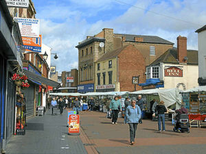 Supporting image for story: Traders' blockade move to stop cars in market