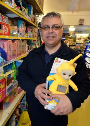 Dave Carter runs the Arcade Toy Shop