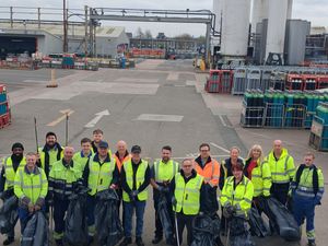 Supporting image for story: Local business shows strong pride in supporting the community through litter-picking activity