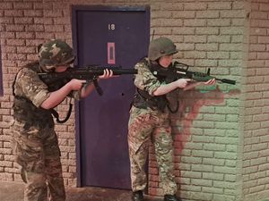 Supporting image for story: College students taking aim at military training base