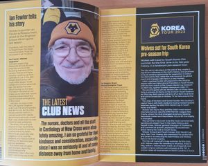 Ian's story has been shared in a Wolves programme