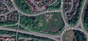 The new Lidl will be off the Old Park Roundabout bounded by Colliers Way and Rock Road. Picture: Google Maps