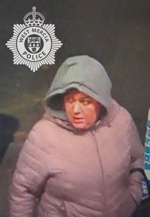West Mercia Police has put out a CCTV appeal for this woman in regards a theft in Shrewsbury last month. Photo: West Mercia Police 