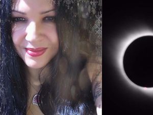 Supporting image for story: This mum made one of the solar eclipse’s most popular memes