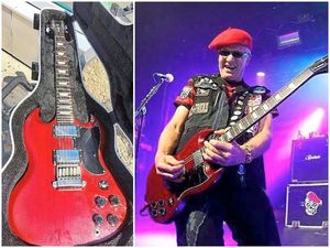 Supporting image for story: Happy talk as Captain Sensible gets guitar back