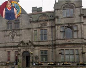 Councillor Grace Goodlad (inset) is proposing that Oswestry Town Council sets aside thousands of pounds in its budget for various initiatives. Picture: Oswestry Town Council/Google